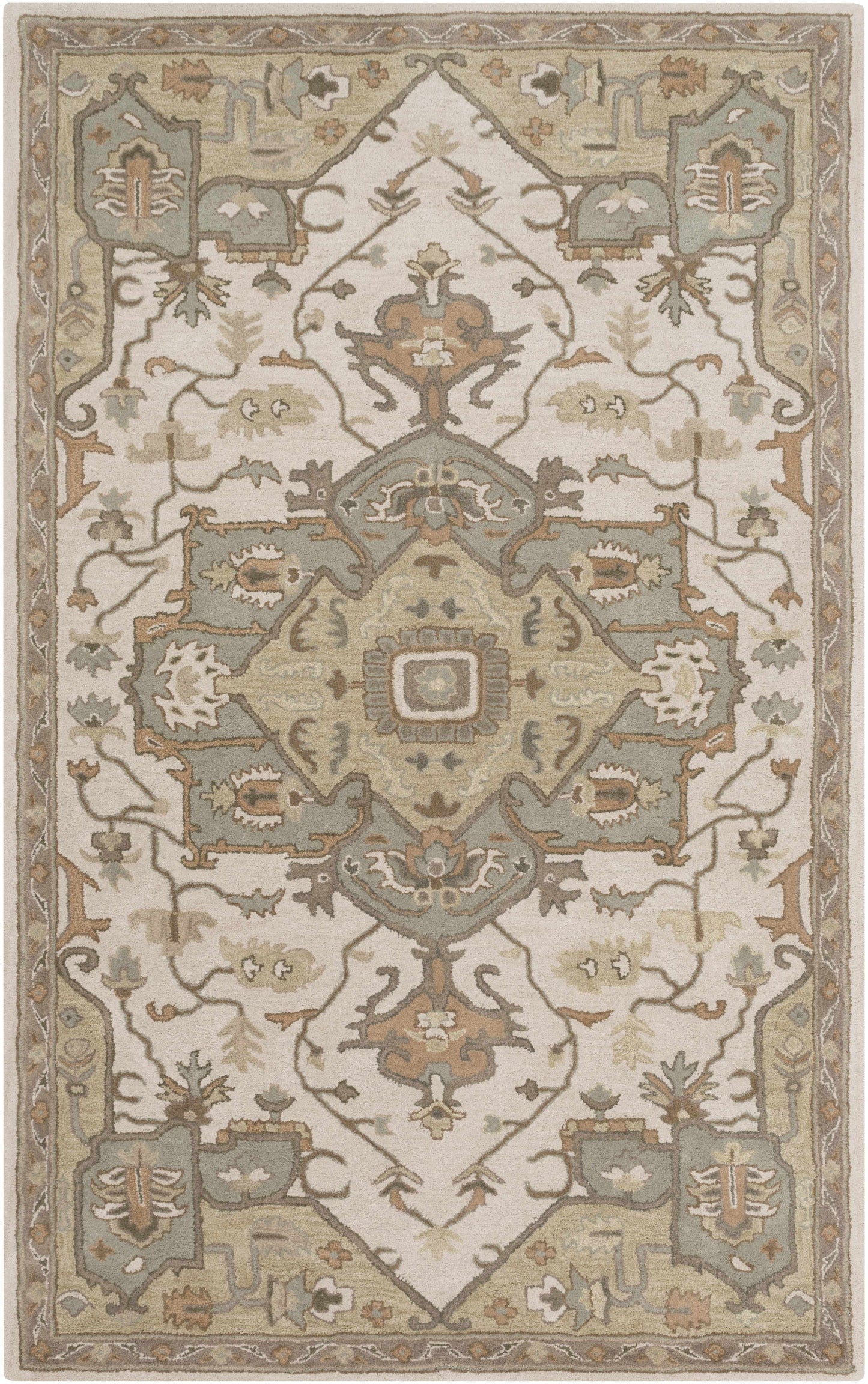 Broomfield Hand Tufted Sage 1143 Area Rug-8