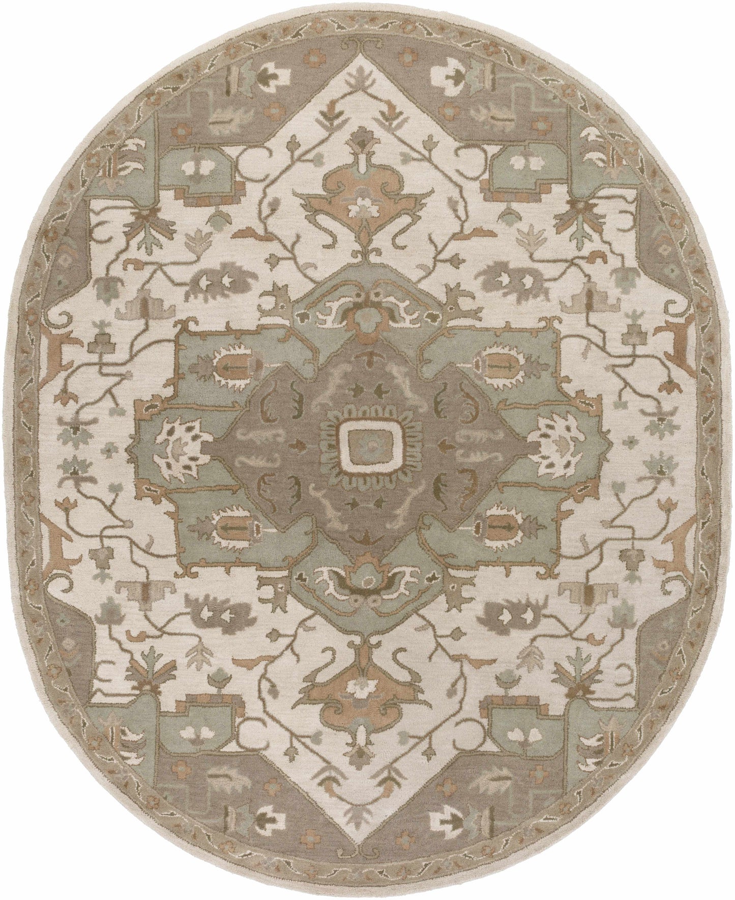 Broomfield Hand Tufted Sage 1143 Area Rug-4