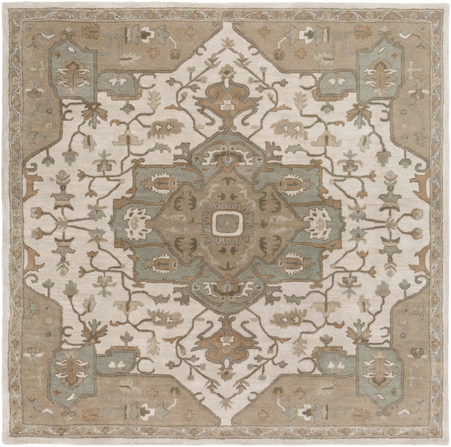 Broomfield Hand Tufted Sage 1143 Area Rug-7