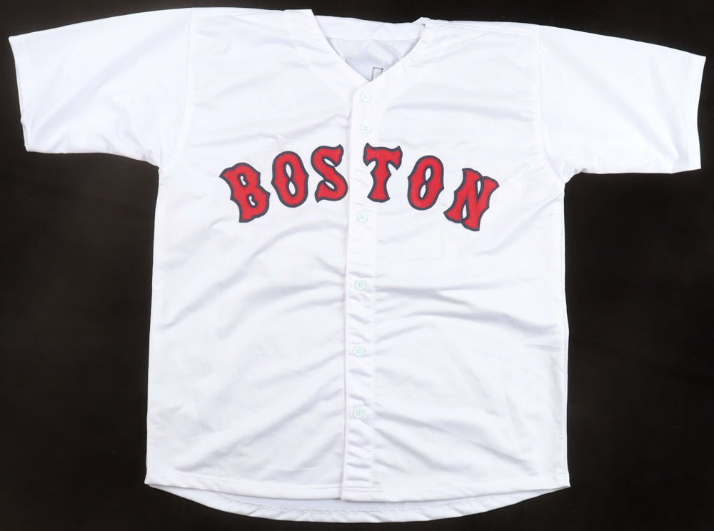 2004 World Series Champions Jersey Signed By (10) With Orlando Cabrera, Pokey Reese, Keith Foulke, Terry Francona (Beckett) Boston Red Sox