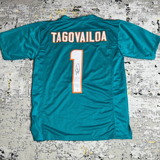 Autographed  Tua Tagovailoa Miami Dolphins Jersey