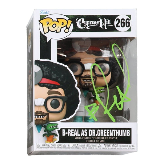 B-Real Signed "Cypress Hill" #266 B-Real as Dr. Greenthumb Funko Pop! Vinyl Figure (Beckett)