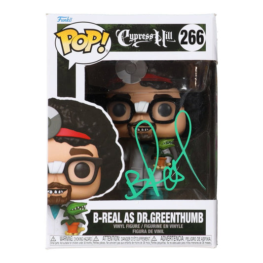 B-Real Signed "Cypress Hill" #266 B-Real as Dr. Greenthumb Funko Pop! Vinyl Figure (Beckett)