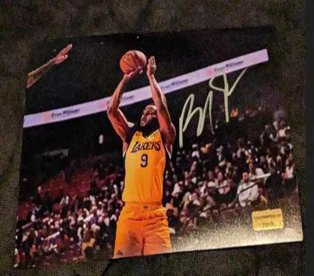 Bronny James Auto Signed 8x10 Lakers Photo with COA 115322
