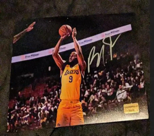 Bronny James Auto Signed 8x10 Lakers Photo with COA 115322
