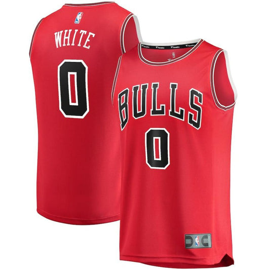 Coby White Chicago Bulls Fanatics fast Break Replica Jersey Red - Icon Edition Size Large