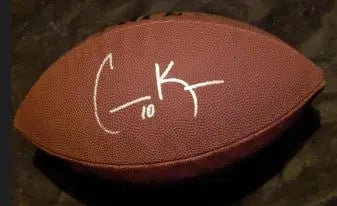 Cooper Kupp Signed Autographed Football with coa