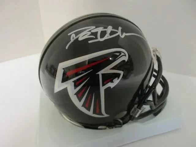 Deion Sanders of the Atlanta Falcons signed autographed mini football helmet GTSM HOLO