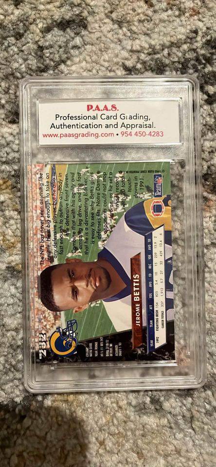 Jerome Bettis Rams Card