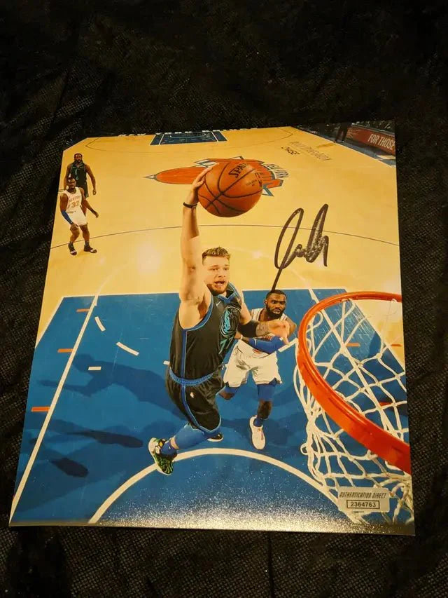 Luka Doncic autographed 8x10 photo with COA 🔥