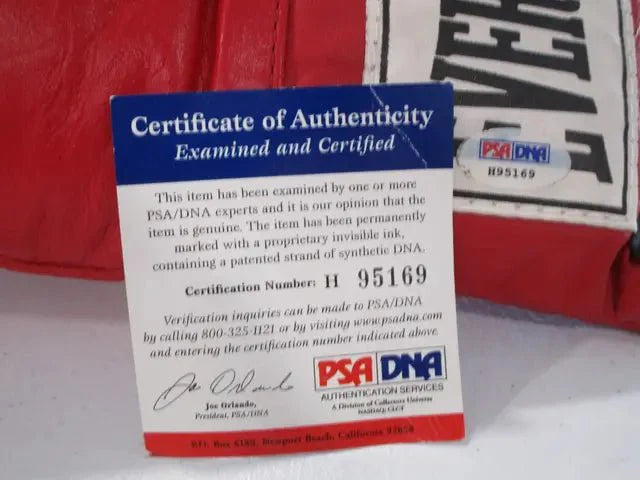 MONTELL GRIFFIN signed autographed boxing glove PSA DNA COA 169