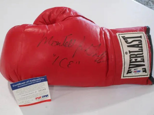 MONTELL GRIFFIN signed autographed boxing glove PSA DNA COA 169