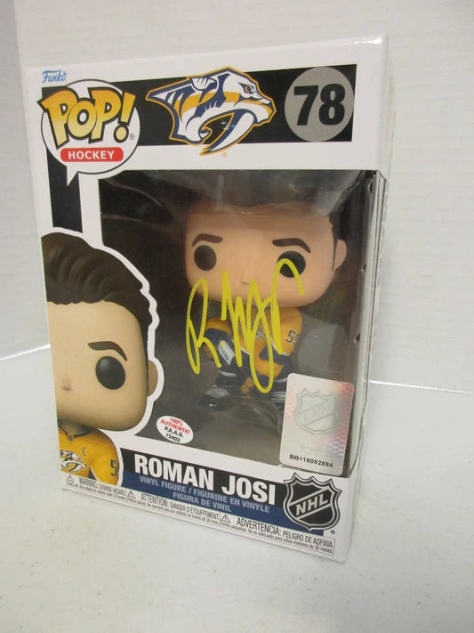 Roman Josi of the Nashville Predators signed autographed Funko Pop Figure PAAS COA 403