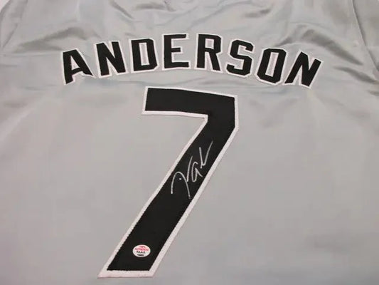 Tim Anderson of the Chicago White Sox signed autographed baseball jersey PAAS COA 980
