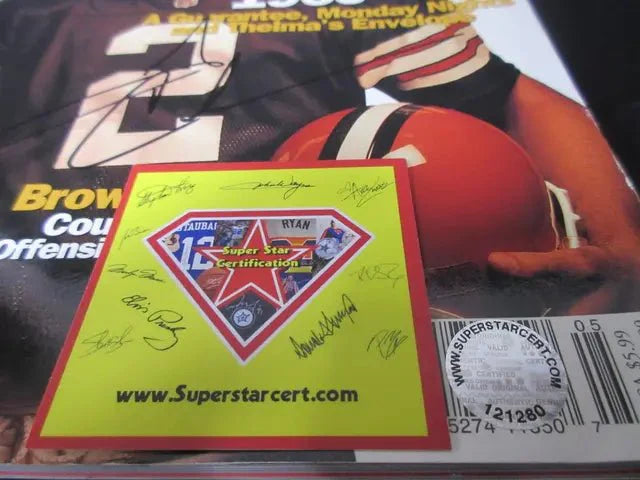 Tim Couch Signed Magazine SSC COA
