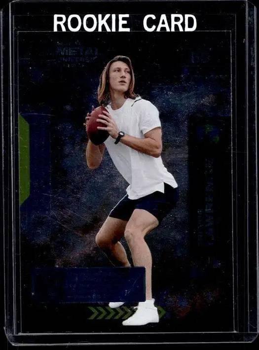 Trevor Lawrence 2021 skybox metal universe rookie card