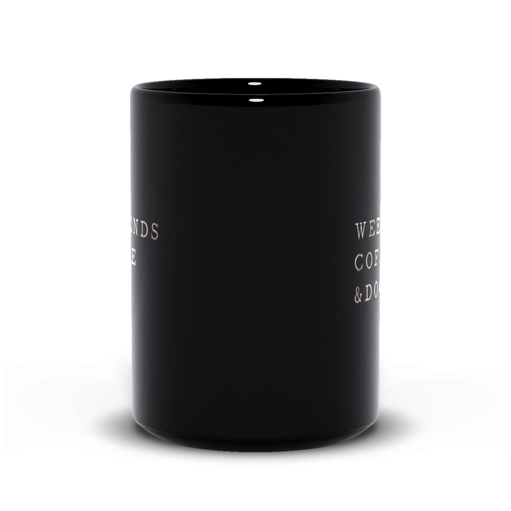 Weekends, Coffee & Dogs Mug-2