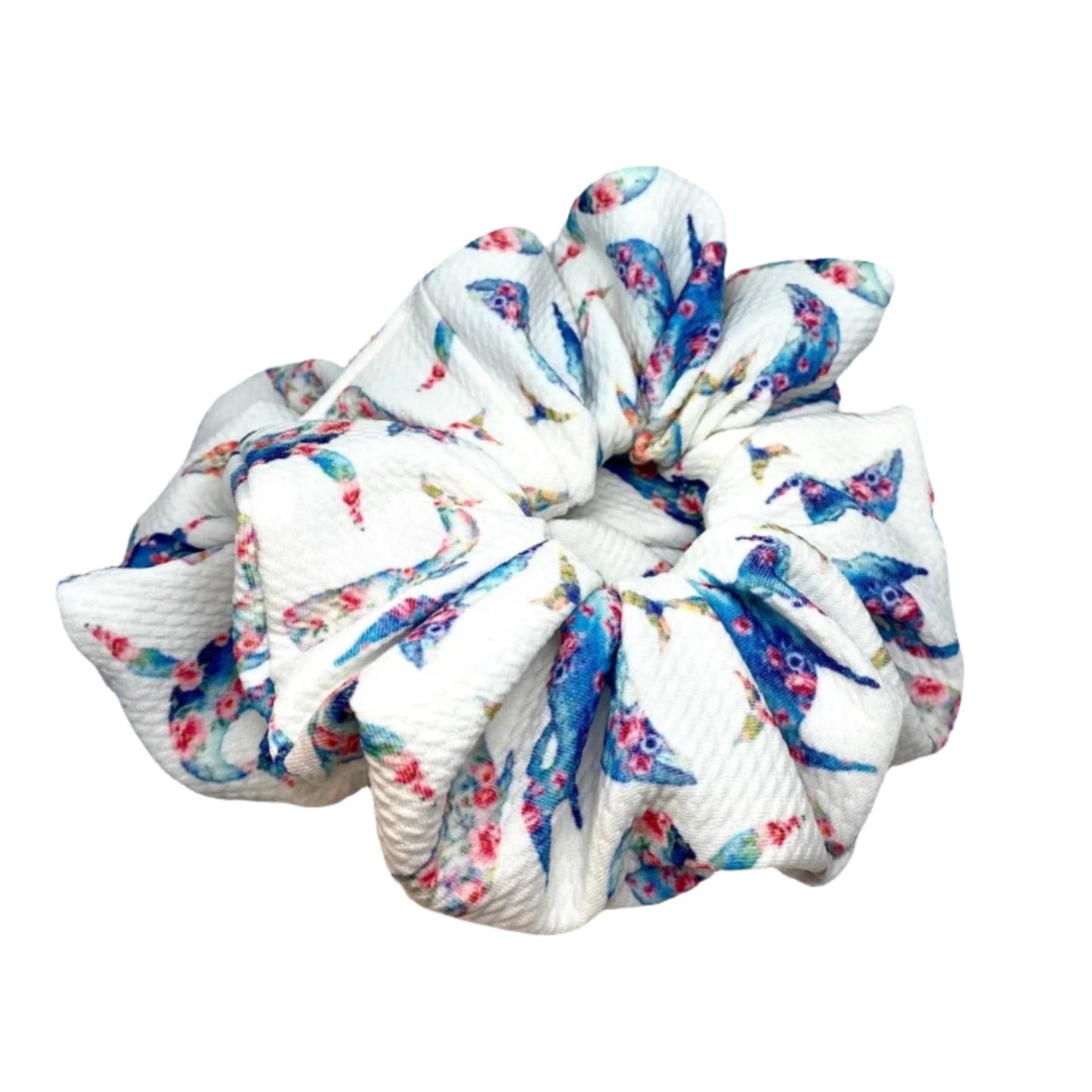 Whale Summer Bullet Scrunchie