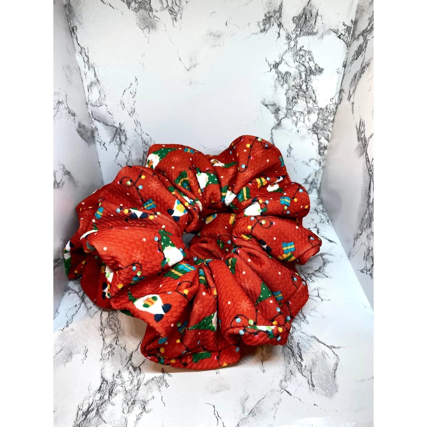 Red Gnomes Christmas Bullet Scrunch