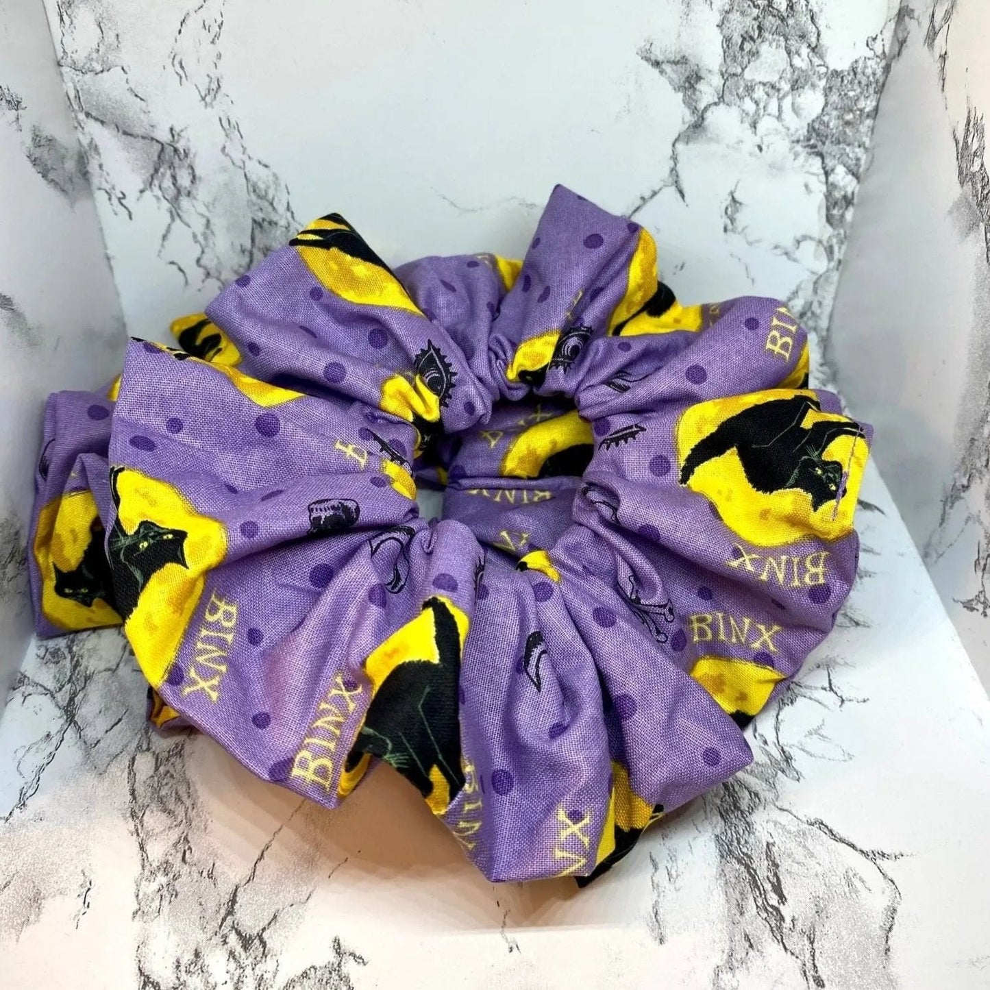 Binx Hocus Pocus Halloween Scrunchie