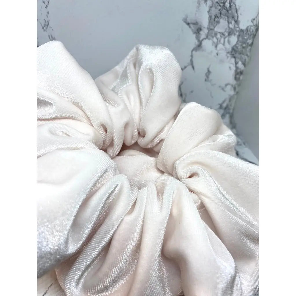 Blush Velvet Scrunchie