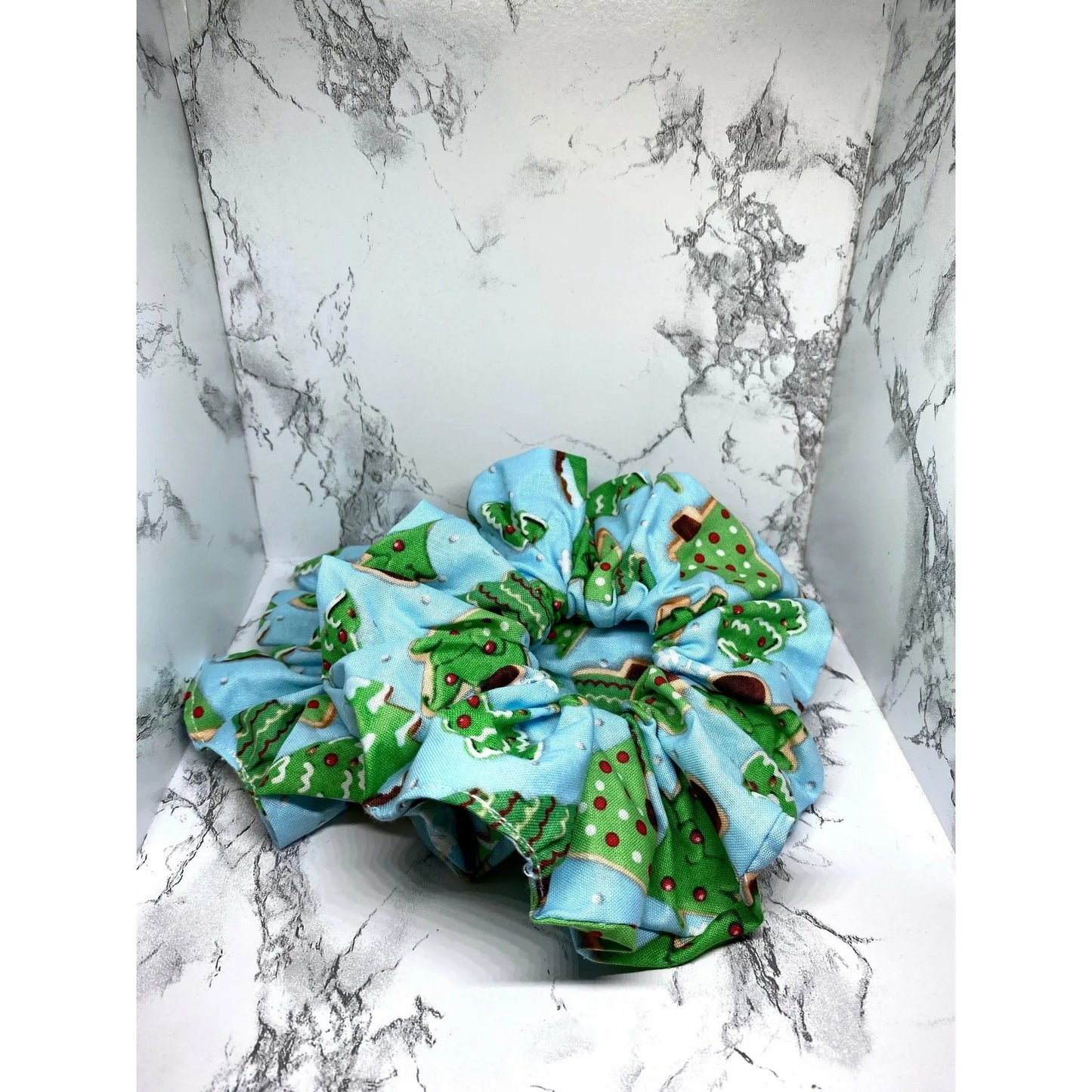 Christmas Tree Cookies Scrunchie