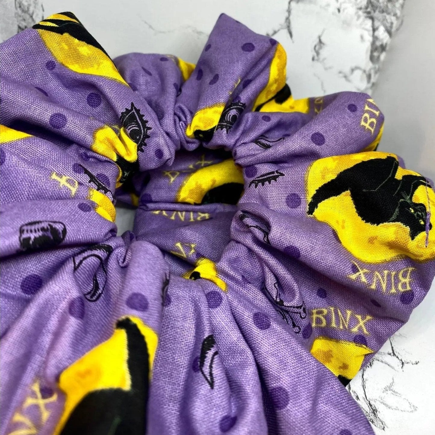 Binx Hocus Pocus Halloween Scrunchie