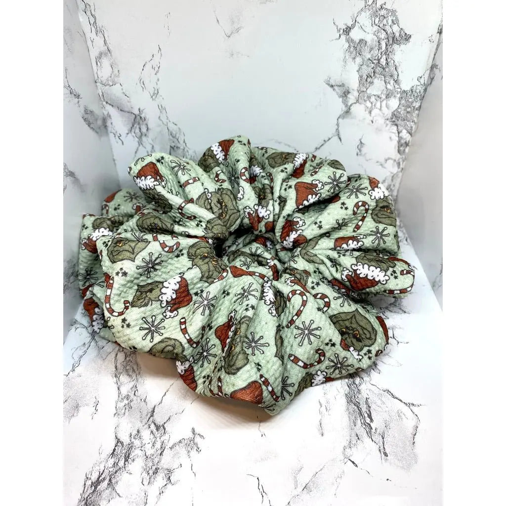 Sage Green Grinch Bullet Scrunch