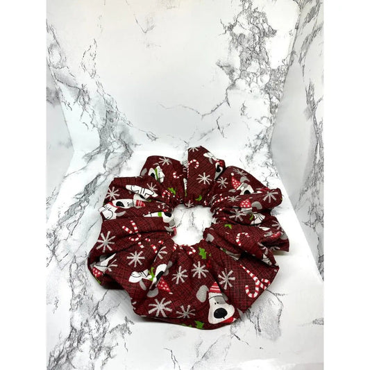 Red Christmas Dog Scrunch