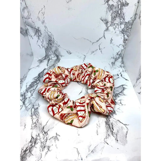 Mini Coral Tree Cakes Christmas Bullet Scrunch