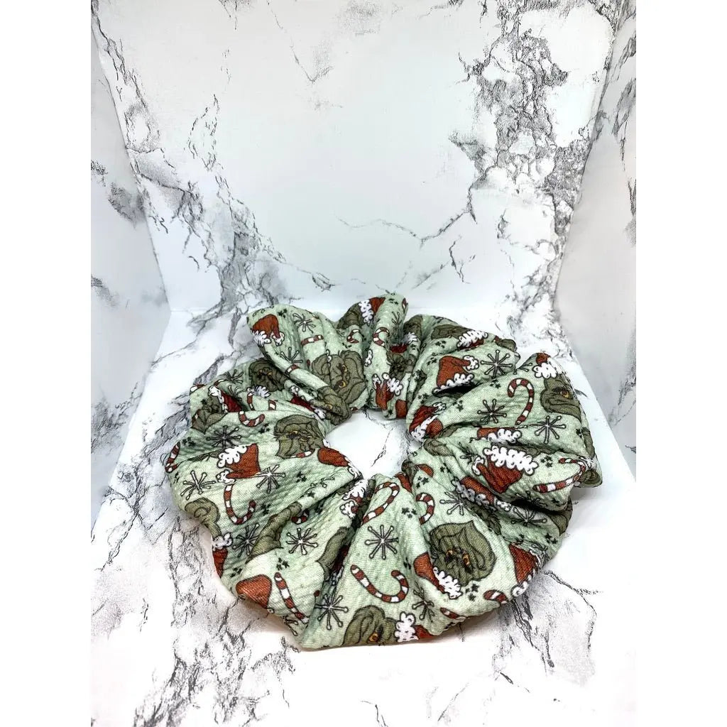 Sage Green Grinch Bullet Scrunch