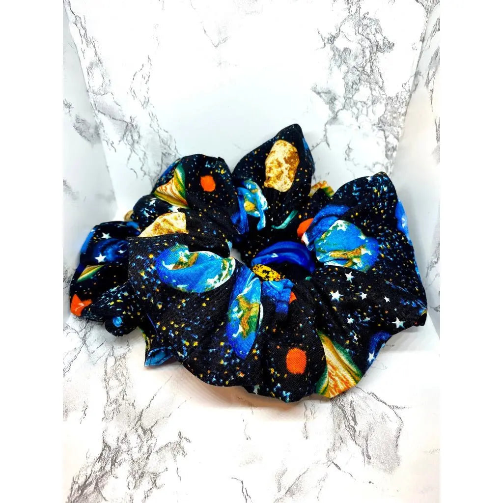 Black Planet Galaxy Scrunchie