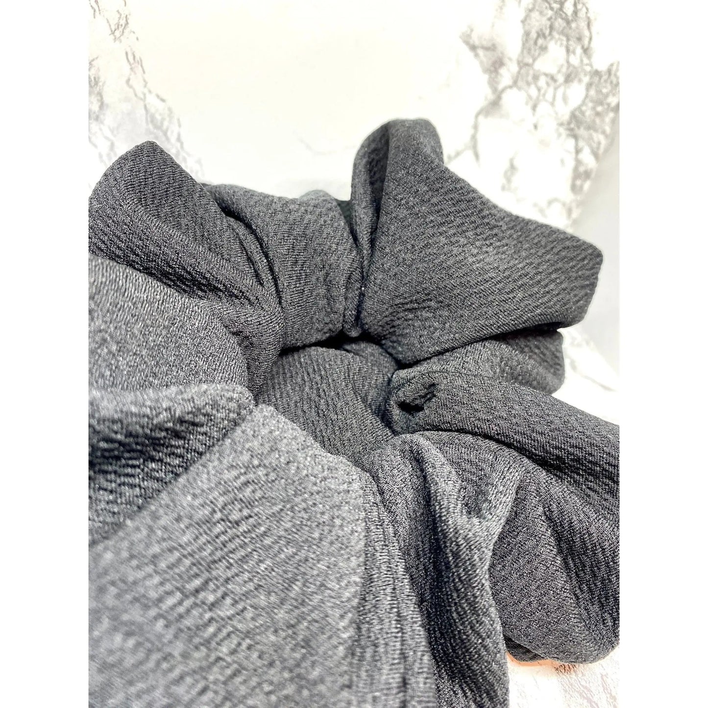 Black Bullet Scrunchie