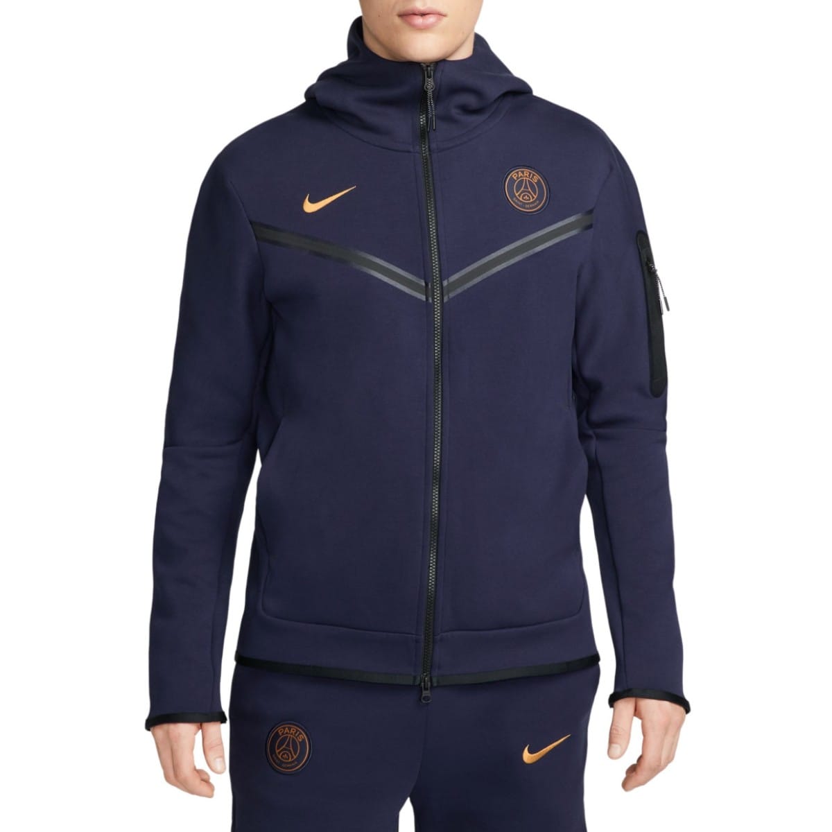 PSG Tech Fleece presentation tracksuit 2023/24 navy - Nike