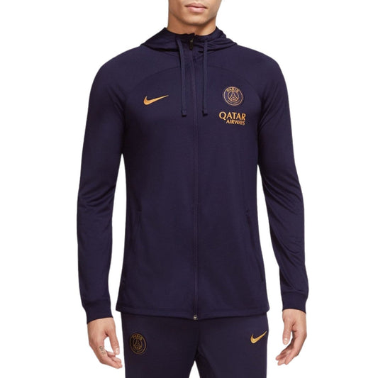 PSG navy hooded training presentation tracksuit 2023/24 - Nike-0