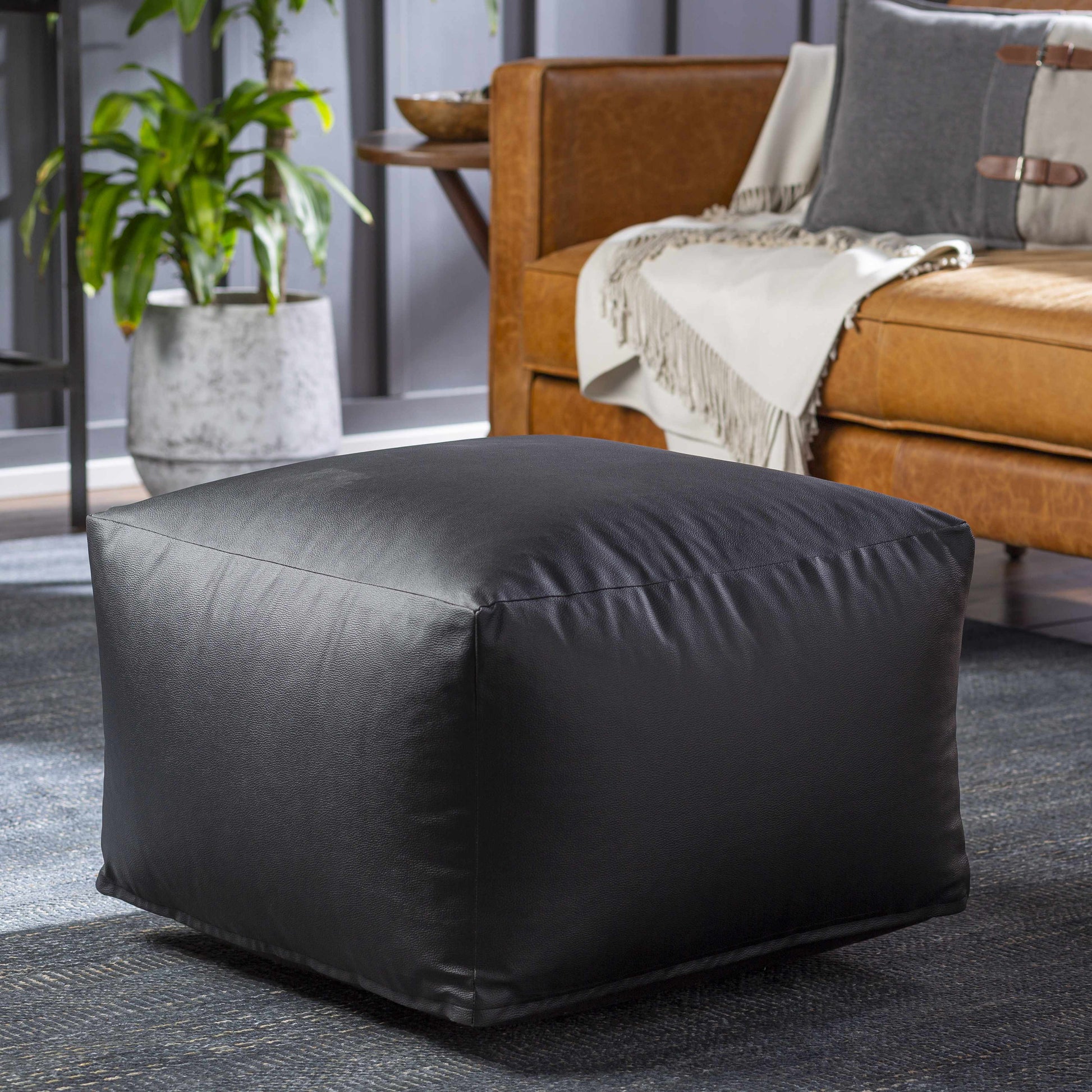 Petersville Pouf - Clearance-0