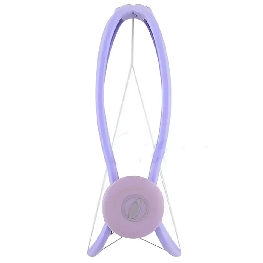 Purple Manual Cotton Hair Remover Facial Hair Tool