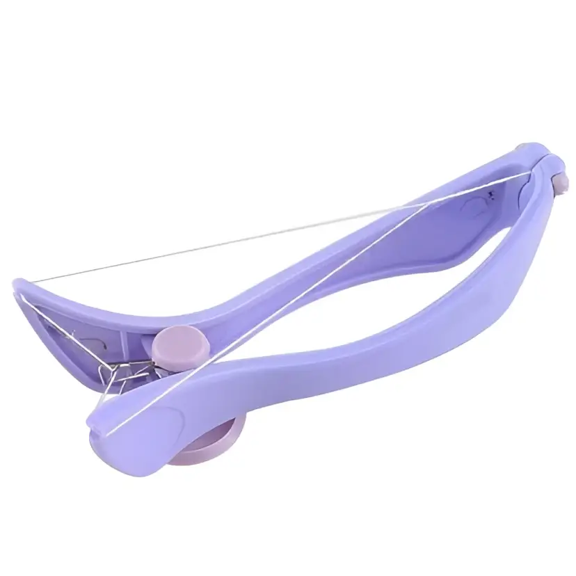 Purple Manual Cotton Hair Remover Facial Hair Tool