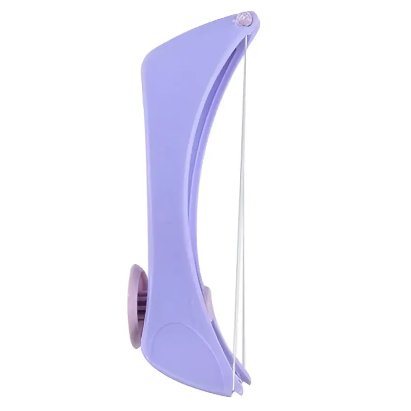 Purple Manual Cotton Hair Remover Facial Hair Tool