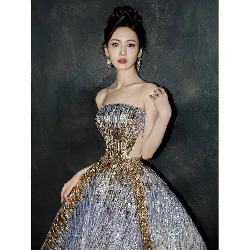 Purple Tube Embossed Toast Dress