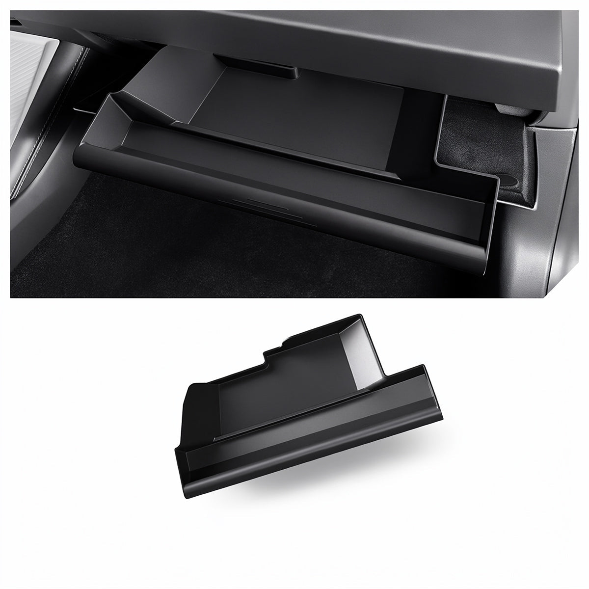 Push-Pull Glovebox Storage Case for Tesla Model 3/Y (LHD)