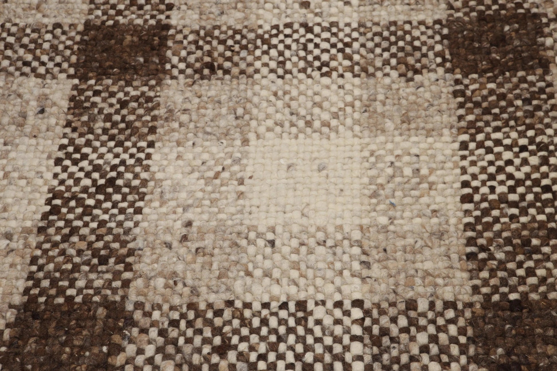 4' x 6' Hand woven Reversible Afghan Kilim 100% Wool Area Rug Ivory-2