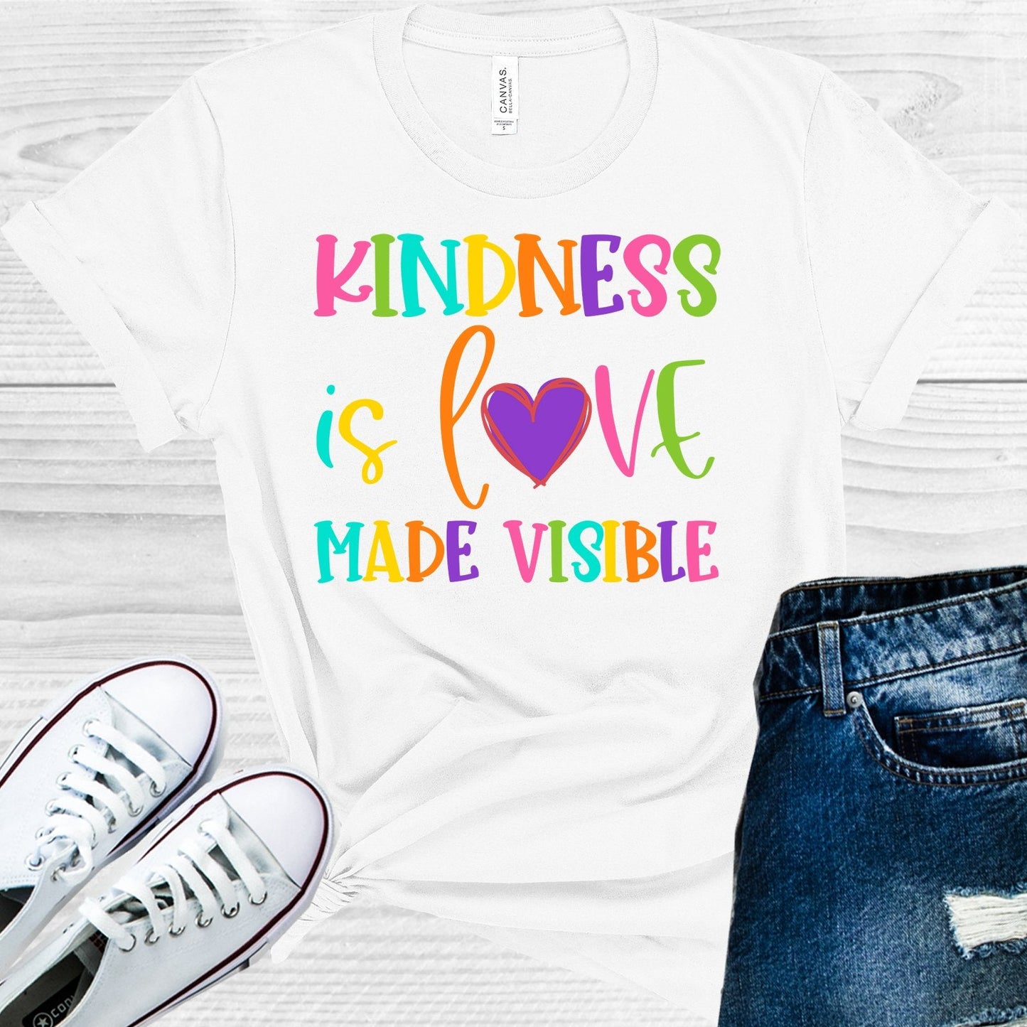 Kindness is Love Made Visible Graphic Tee