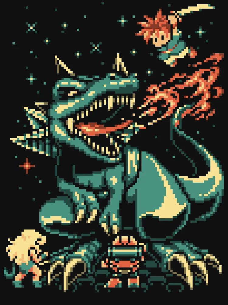 8-bit Black Tyranno