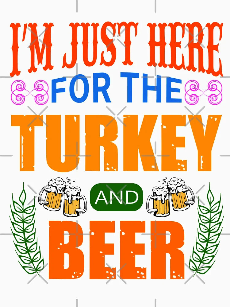 Turkey & Beer - Thanksgiving Funny Design