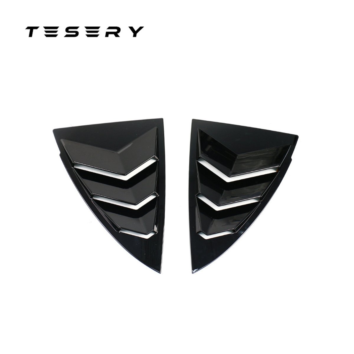 TESERY Side Window Vent Cover for Model Y | 3 Finishes | 2-Pack