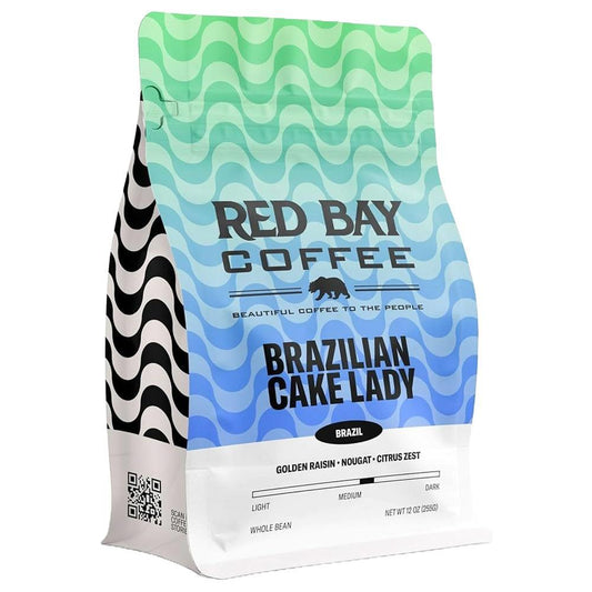 Red Bay Coffee -  'Brazilian Cake Lady' Coffee Beans (10OZ)