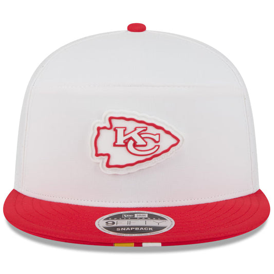 Kansas City Chiefs - 9Fifty 2025 Training Split Panel Snapback Hat, New Era