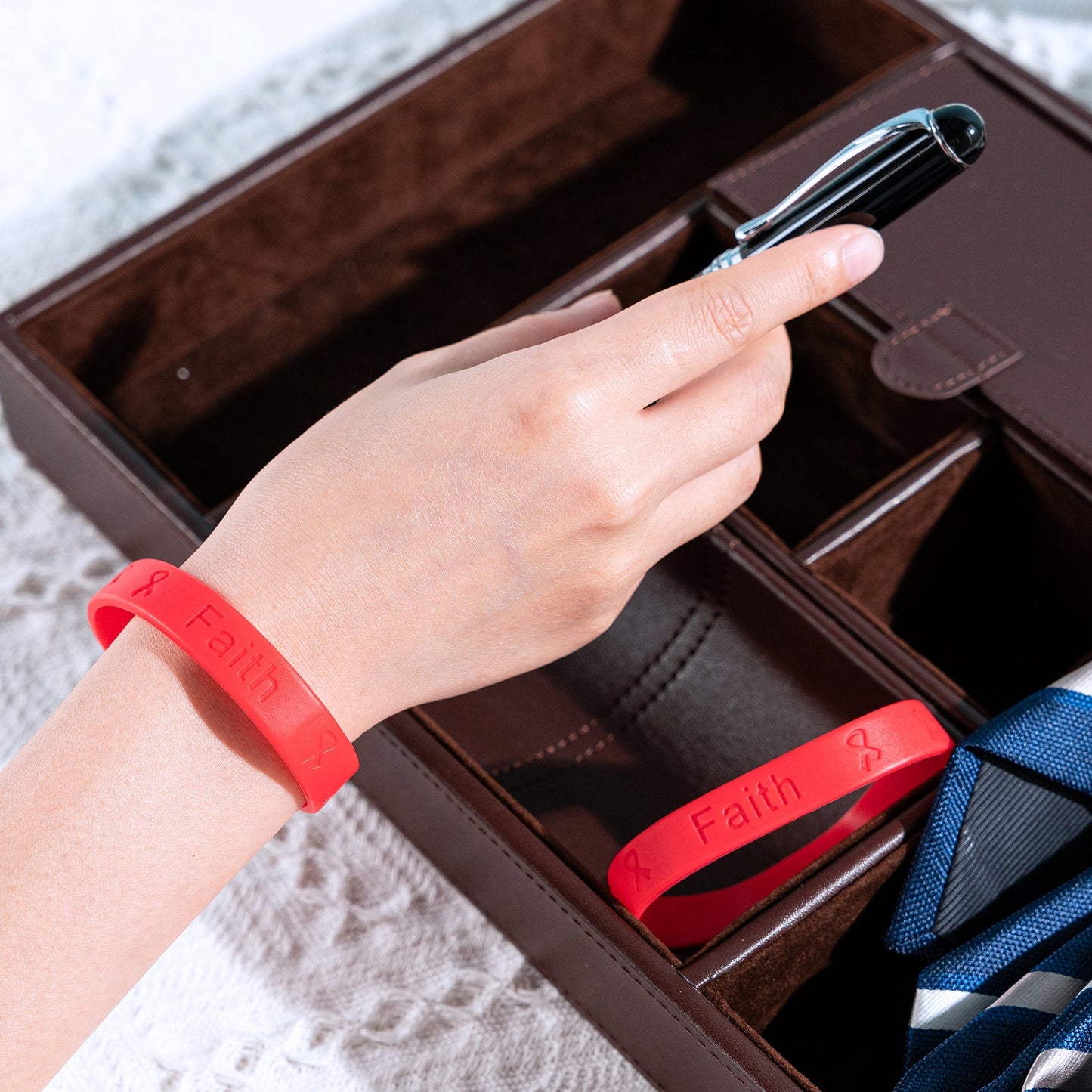 Red Silicone Bracelets