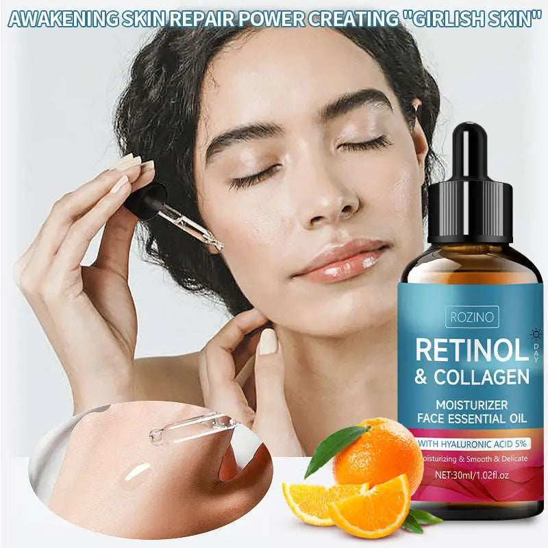 Retinol and Collagen Anti Wrinkle Moisturizing Oil